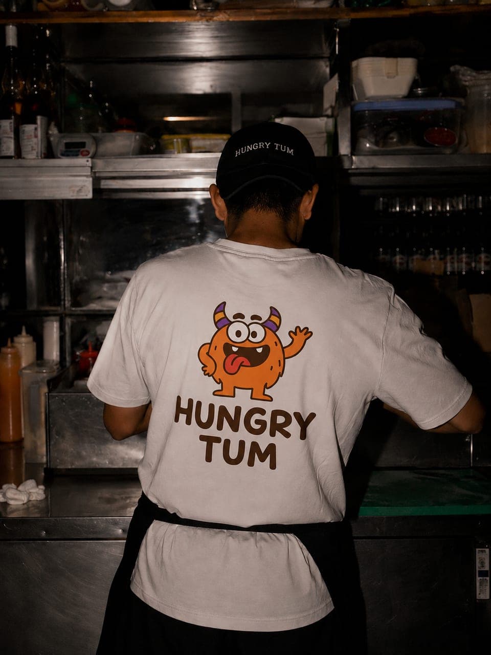 Hungry Tum kitchen partner working in a commercial kitchen